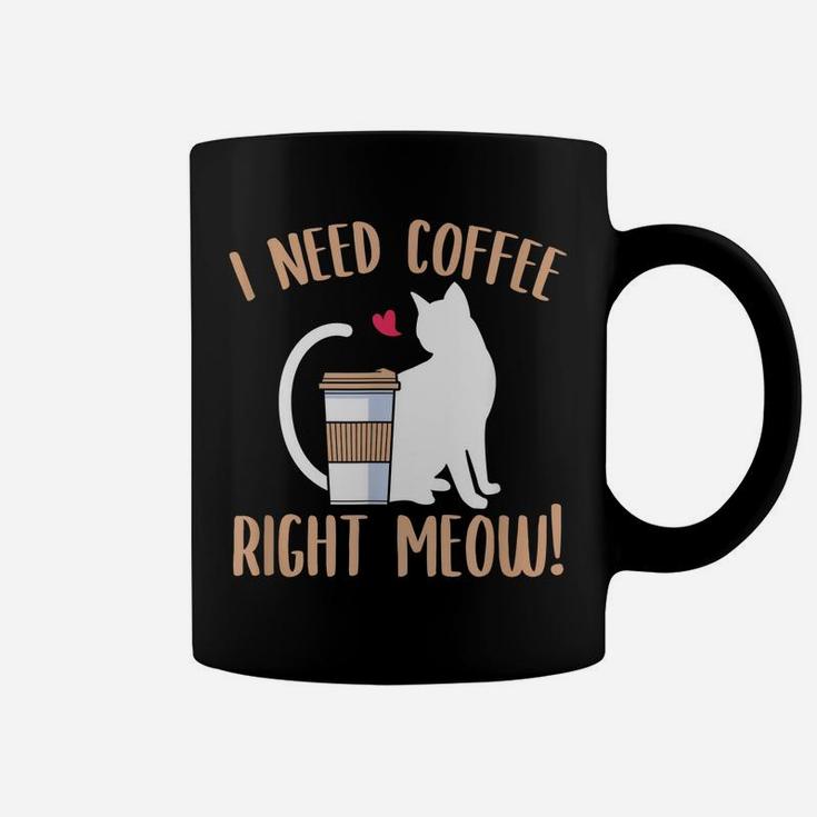 Funny Coffee And Cat Saying Caffeine Lover Barista Gift Coffee Mug