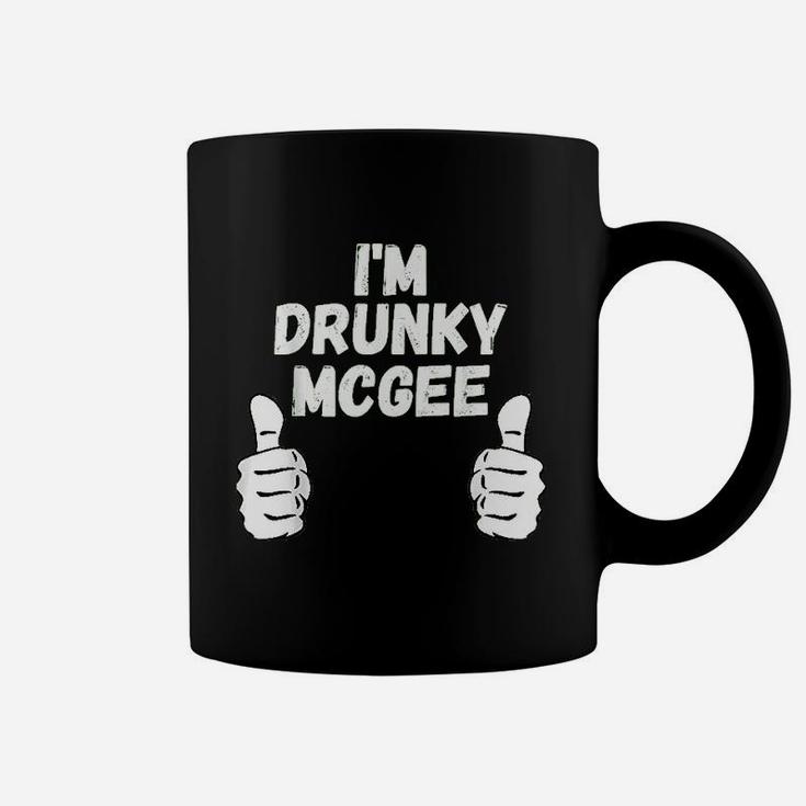 Funny Couple St Patricks Day I Am Drunky Mcgee Funny Coffee Mug