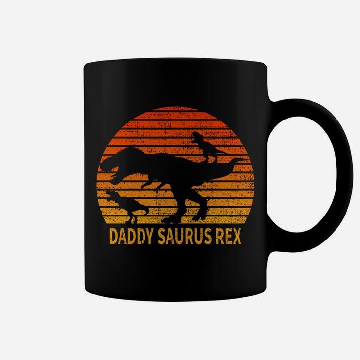 Funny Daddy Saurus Rex Dad Father Retro Vintage Sweatshirt Coffee Mug