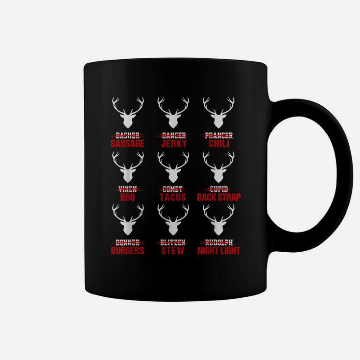 Funny Deer Hunting Santa Reindeer Hunter Christmas Gift Coffee Mug