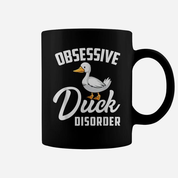 Funny Duck Hunting Birthday Odd Obsessive Duck Disorder Gift Coffee Mug