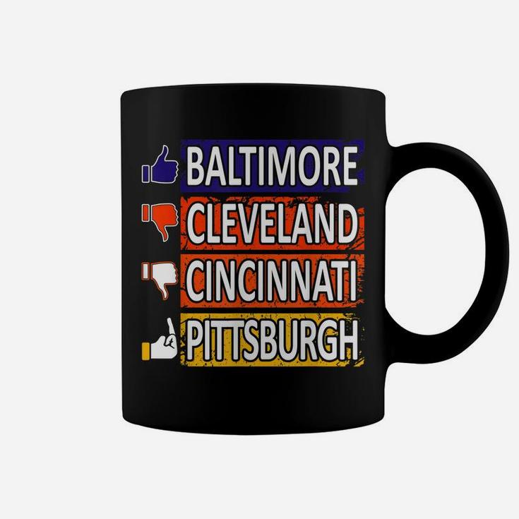 Funny Football Fan Of Baltimore City Coffee Mug