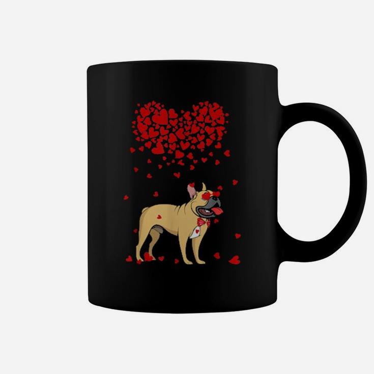 Funny French Bulldog Outfit Dog Valentine Coffee Mug