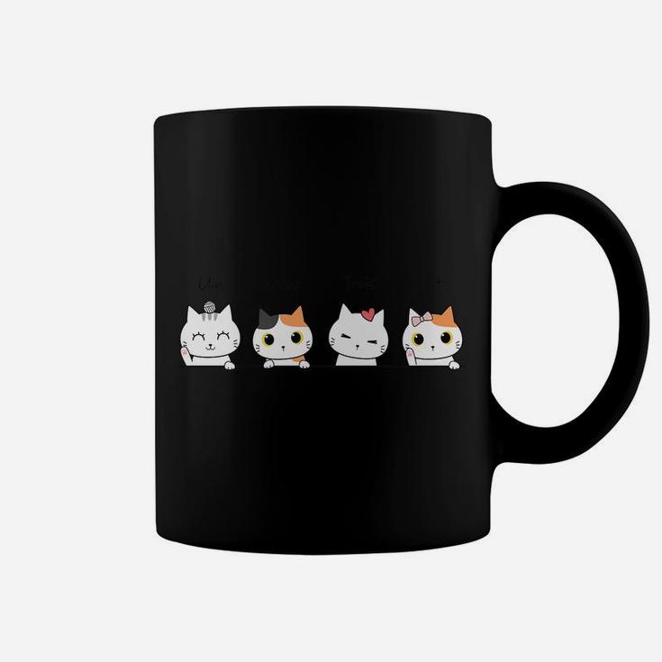 Funny French Counting Cats Un Deux Trois Cat Kittens Coffee Mug