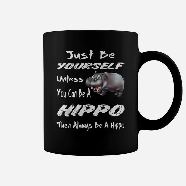 Funny Hippo Zoo Animal Lover Cool Happy Hippopotamus Coffee Mug