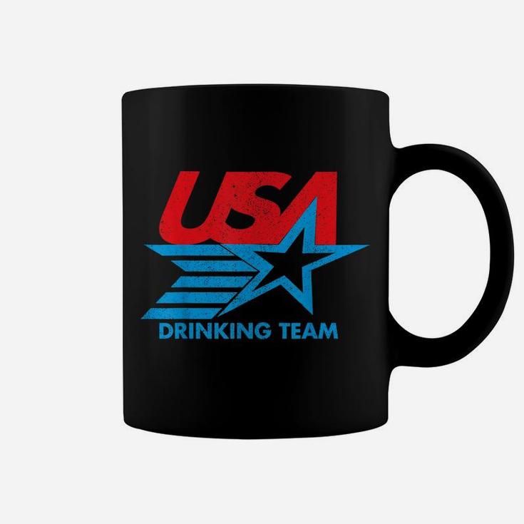 Funny Independence Day T Shirt Usa Drinking Team 4Th Of July Coffee Mug