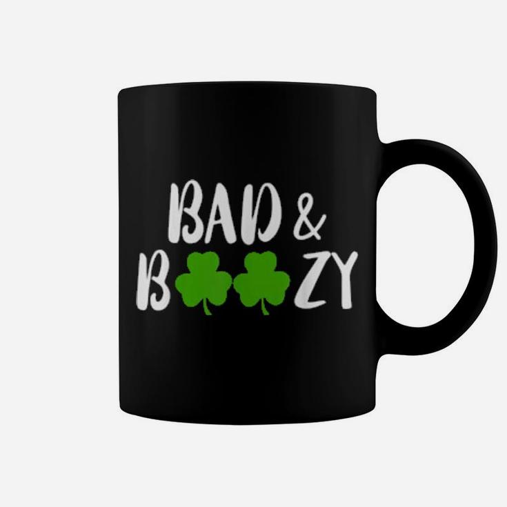 Funny Irish Saint St Patricks Day Bad And Boozy Coffee Mug
