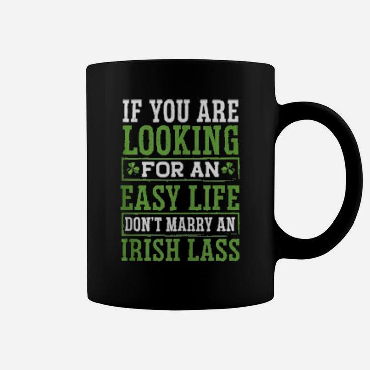 Funny Irish Wife Cute St Patrick's Day Lass Girl Coffee Mug