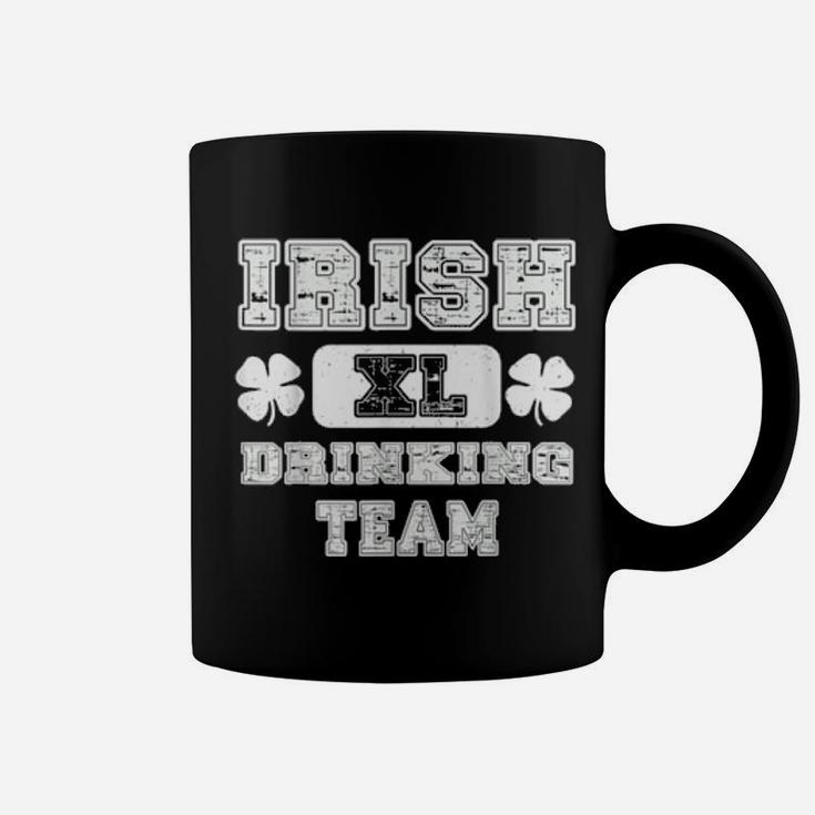 Funny Irish Xl Drinking Team Four Leaf Clover Patrick Coffee Mug