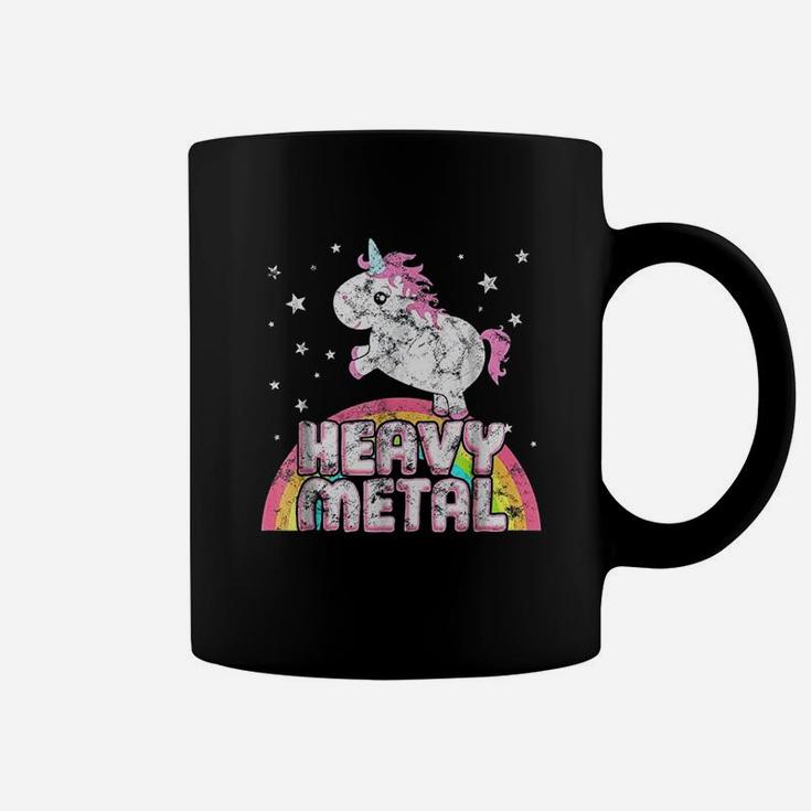 Funny Ironic Cool Unicorn Heavy Metal Music Festival Coffee Mug