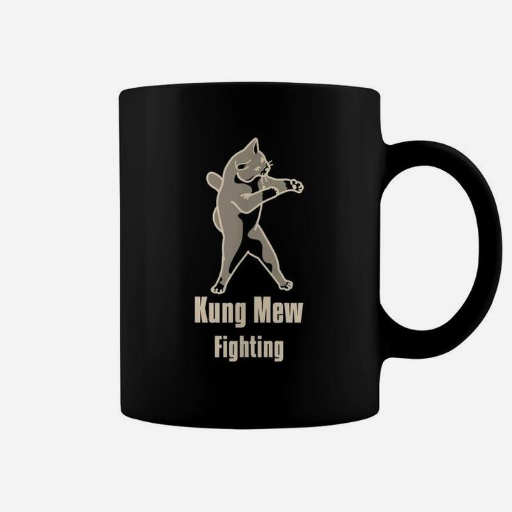 Funny Kung Mew Fighting Karate Cat Pet Lovers Coffee Mug