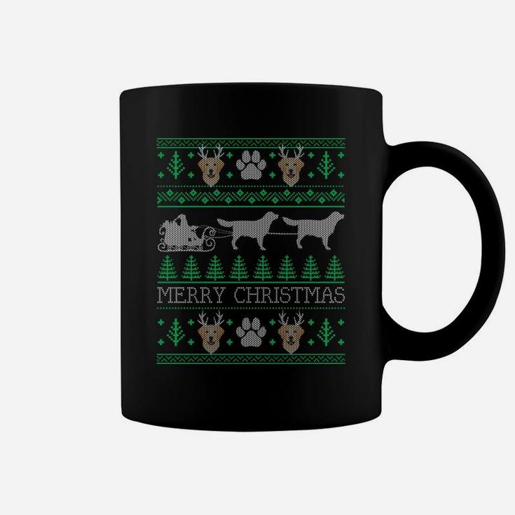 Funny Labrador Retriever Dog Lovers Ugly Christmas Xmas Sweatshirt Coffee Mug