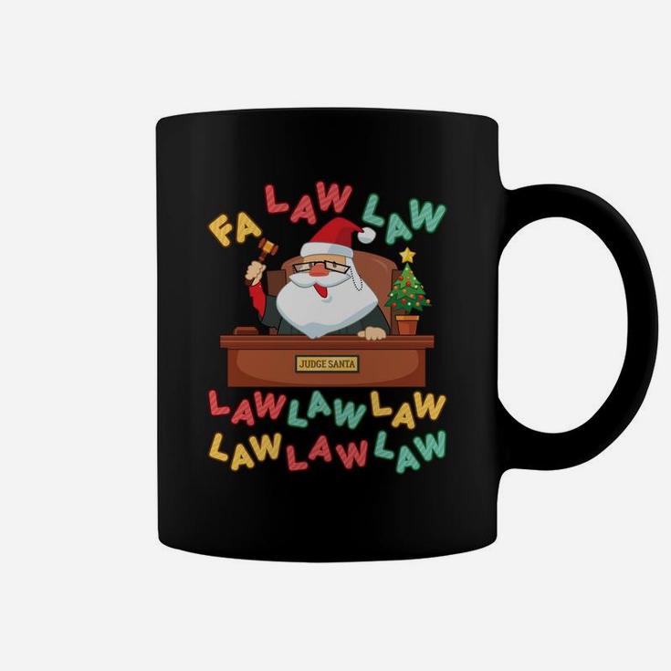 Funny Lawyer Christmas Santa Hat Fa Law Quote Holiday Sweatshirt Coffee Mug