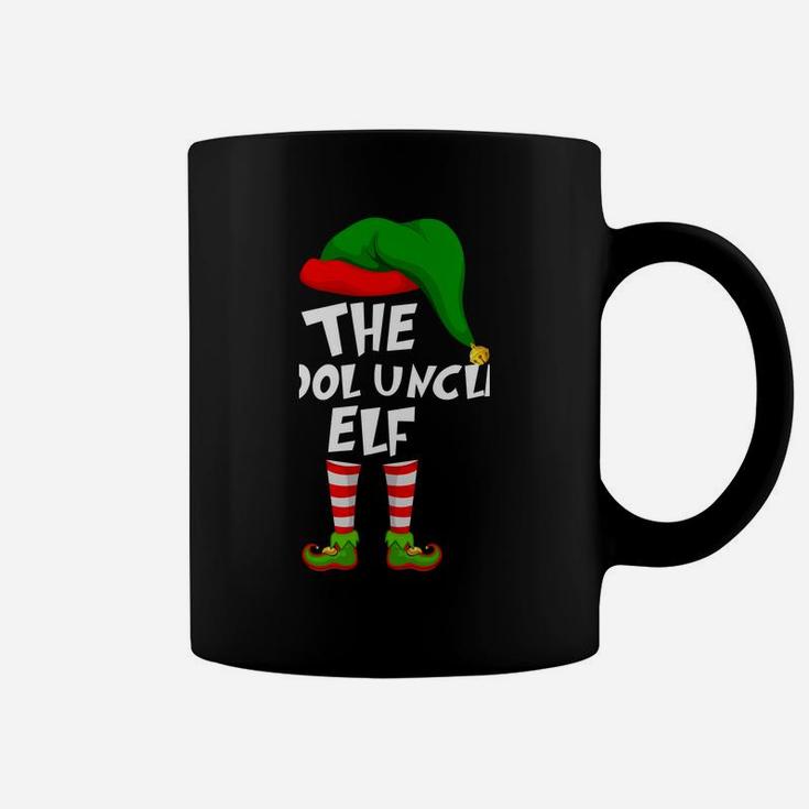 Funny Matching Family Christmas The Cool Uncle Elf Coffee Mug