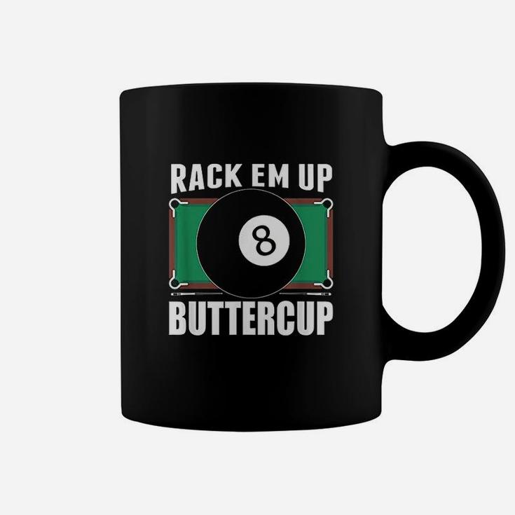 Funny Pool Player Billiards Gift Rack Em Up Coffee Mug