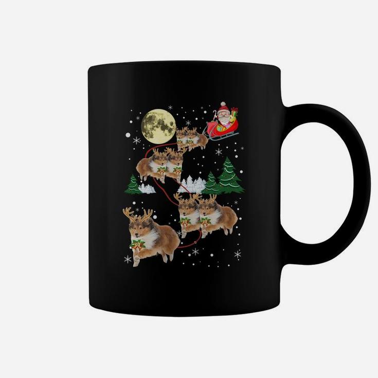 Funny Reindeer Sheltie Xmas Christmas Dog Lovers Gift Sweatshirt Coffee Mug