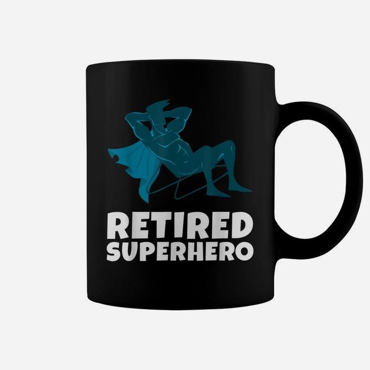 Funny Retired Superhero  Retirement Legend Tee Coffee Mug