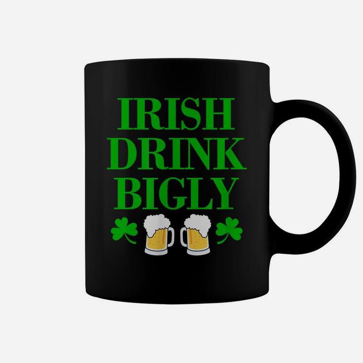 Funny Saint Patrick Day Shirt For St Patty Irish Green Text Coffee Mug