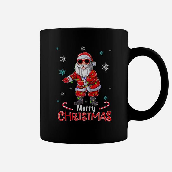 Funny Santa Floss Merry Christmas Boys Kids Xmas Flossing Coffee Mug