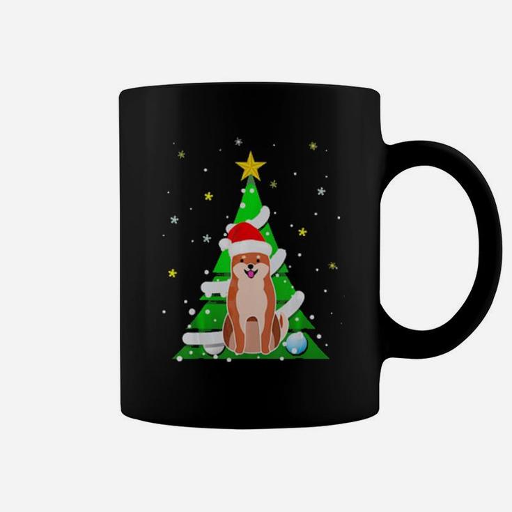 Funny Shiba Inu Xmas Tree Funny Dog Breed Shiba Inu Coffee Mug