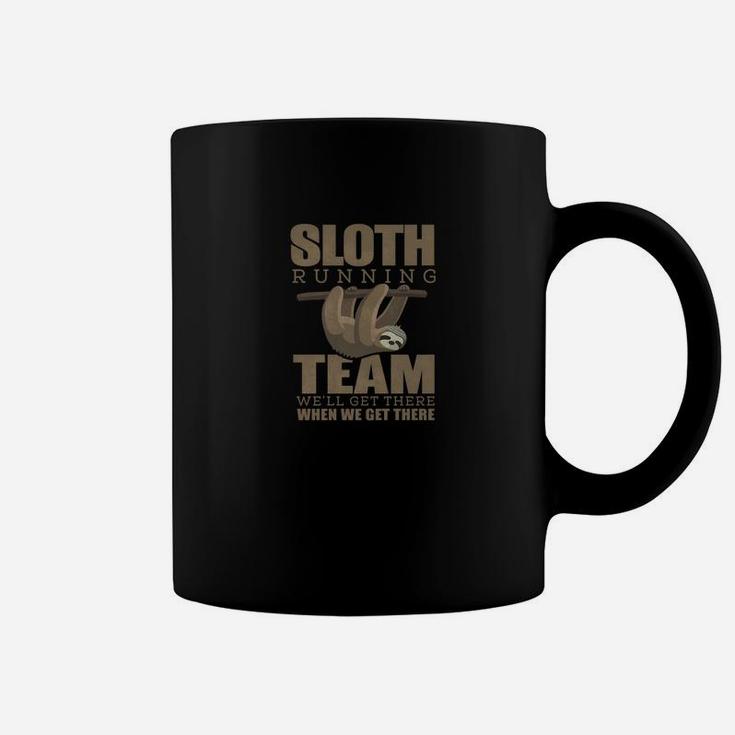 Funny Sloth Running Team Love Sloths Coffee Mug