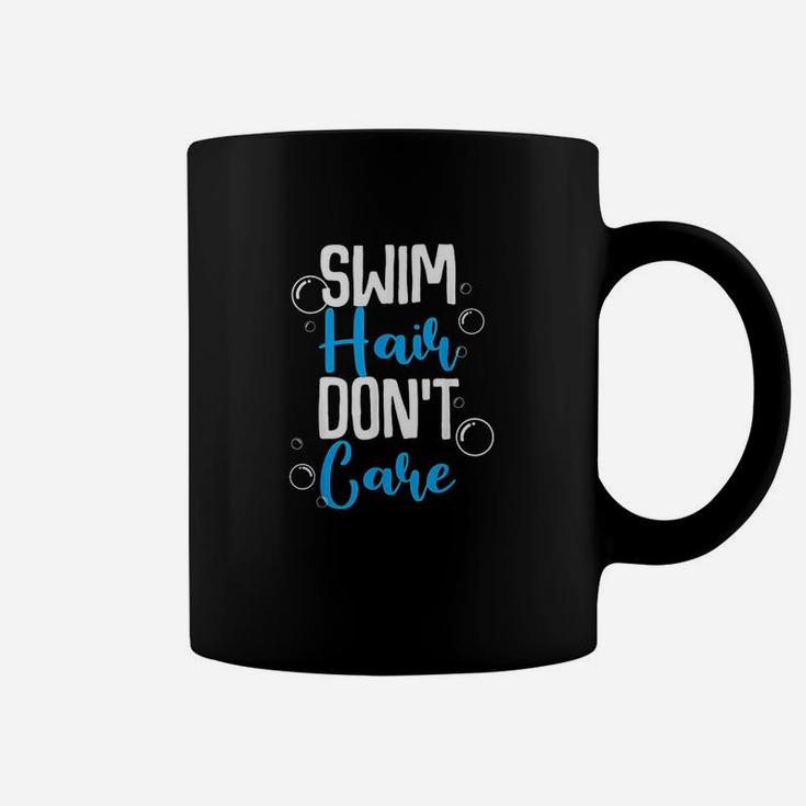 Funny Swim Hair Dont Care Coffee Mug