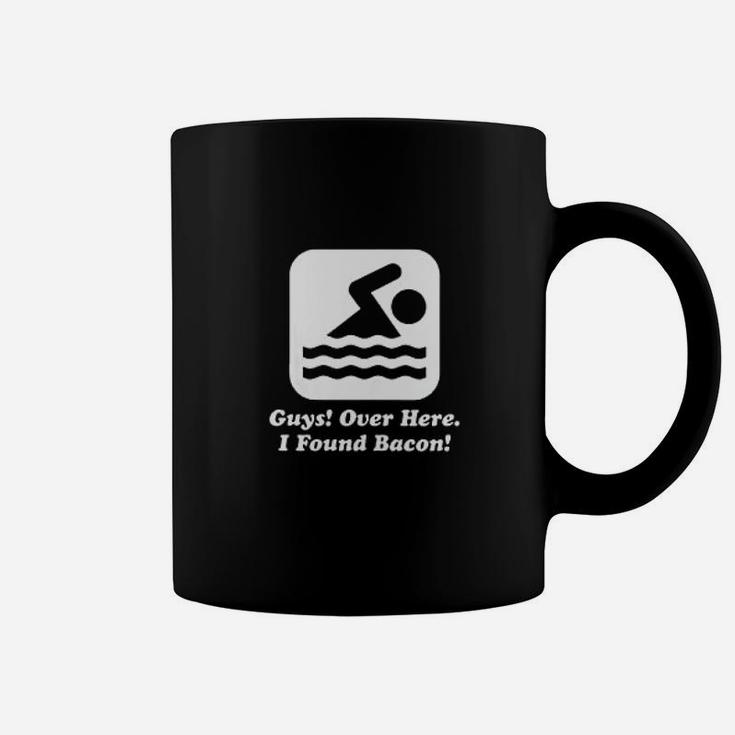 Funny Swimmer Over Here I Found Bacon Coffee Mug