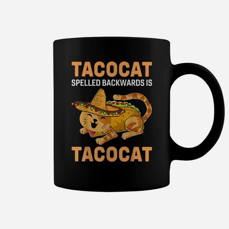 Funny Tacocat Spelled Backward Is Tacocat Cinco De Mayo Coffee Mug