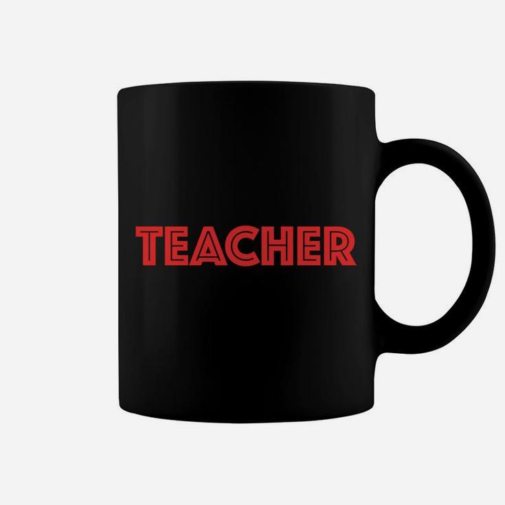 Funny Teacher Voice Teach Teachers Gifts Math Love History Coffee Mug