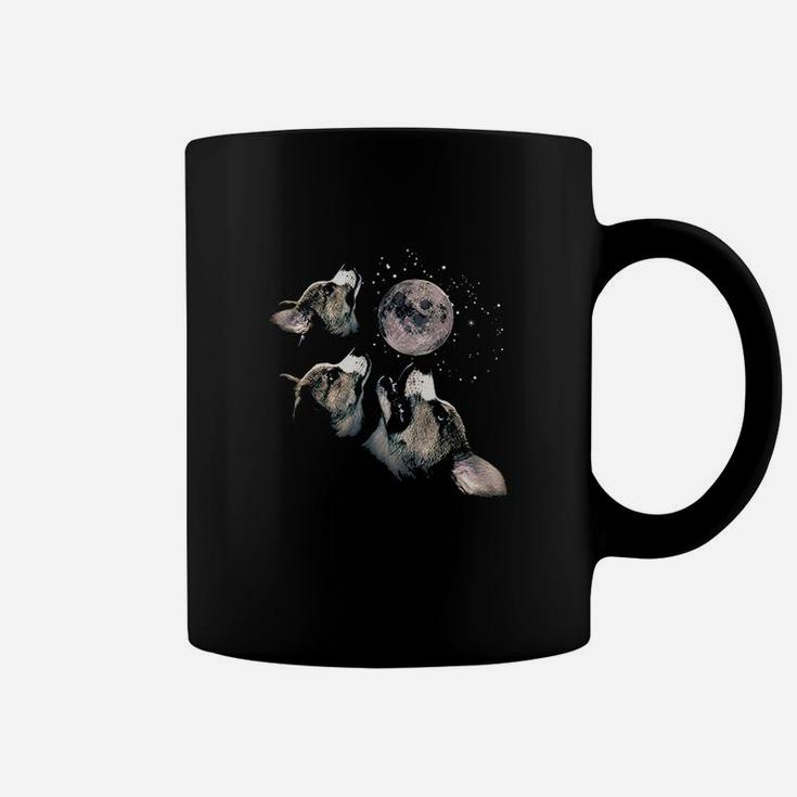 Funny Three Corgi Moon Wolf Parody Gift Lovers Coffee Mug