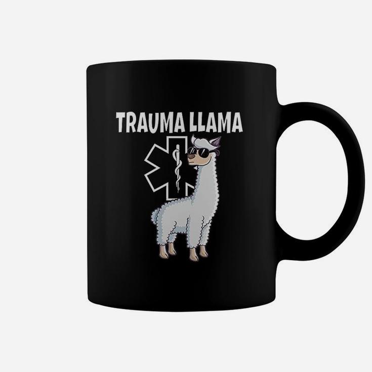 Funny Trauma Llama Emt Design Ems Medic Gift Coffee Mug