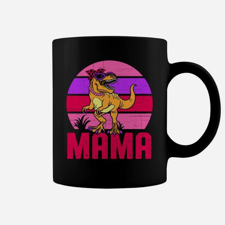 Funny Womens Mama Saurus T Rex Dinosaur Mother's Day Sweatshirt Coffee Mug