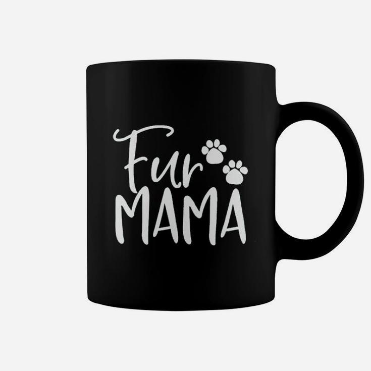 Fur Mama Women Dog Mom  Funny Letters Print Coffee Mug