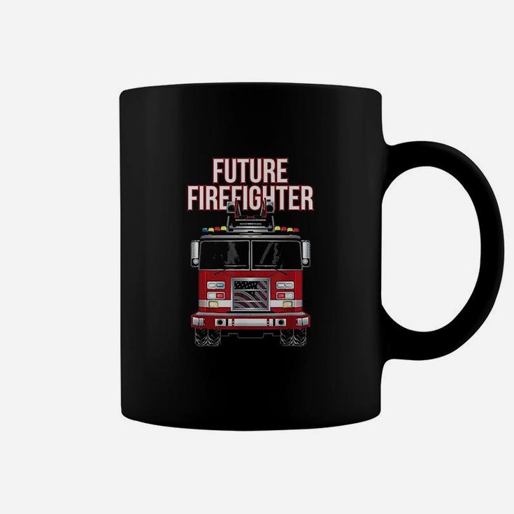 Future American Firefighter Boys Fire Department Truck Coffee Mug