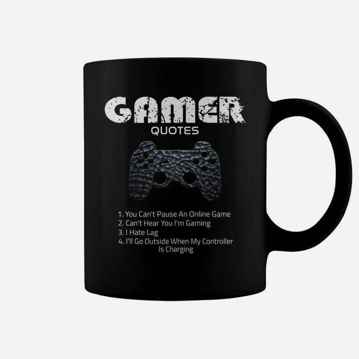 Gamer Funny Quotes Video Games Gaming Gift Boys Girls Teens Coffee Mug