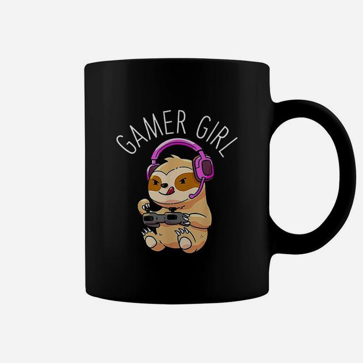 Gamer Girl Sloth Gaming Women Girls Gift Coffee Mug