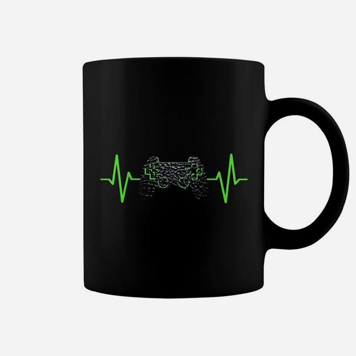 Gamer Heartbeat Gaming Video Games Coffee Mug
