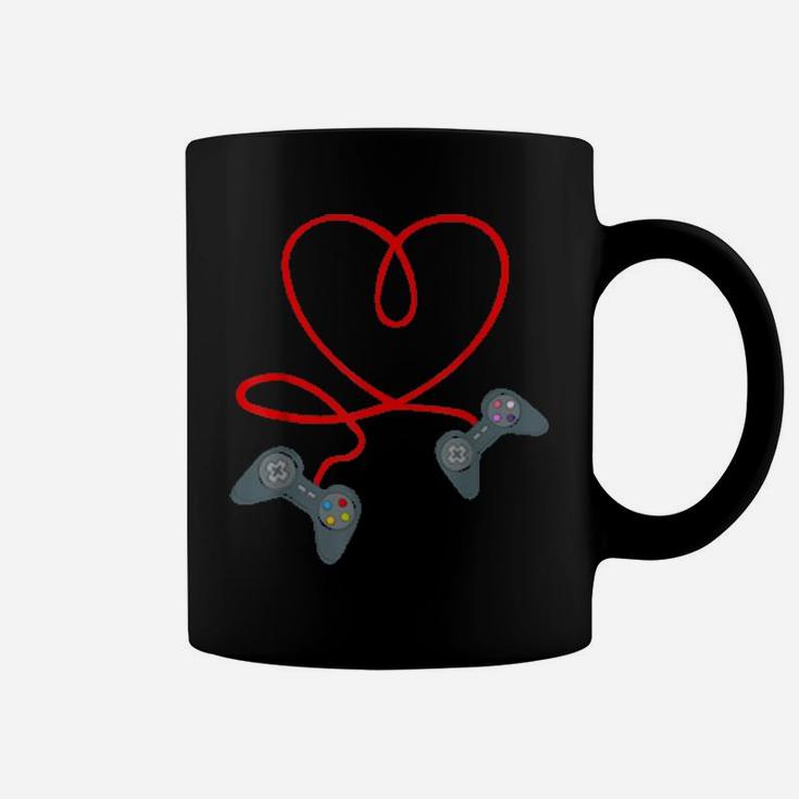 Gamer Valentines Day  Heart Video Controller Coffee Mug