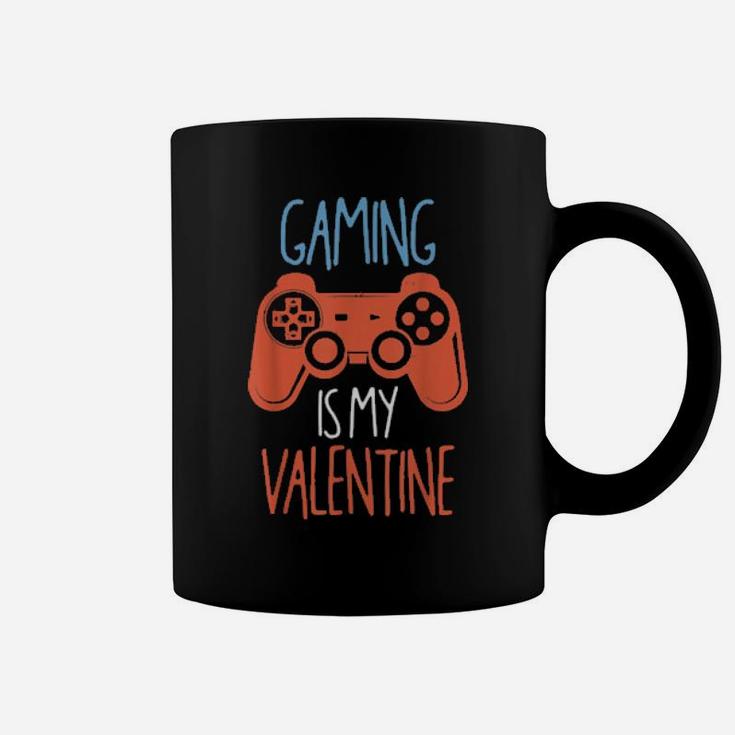 Gaming Is My Valentine Gamer Girl Valentine's Day Coffee Mug