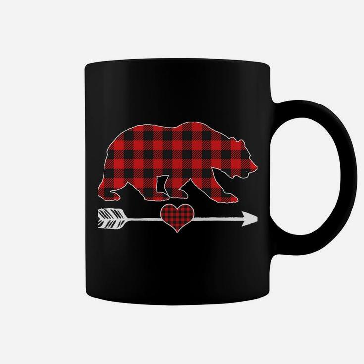 Gampa Bear Christmas Pajama Red Plaid Buffalo Family Gift Sweatshirt Coffee Mug