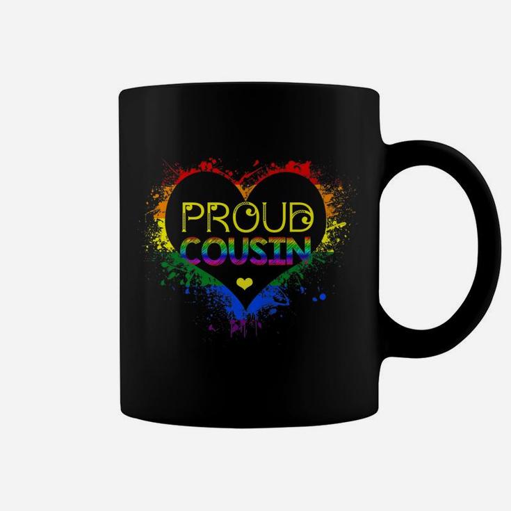 Gay Pride Shirt Proud Cousin Lgbt Parent Shirt Lgbtq Month Coffee Mug