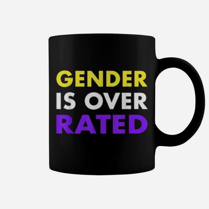 Gender Is Over Rated Nonbinary Shirt Coffee Mug