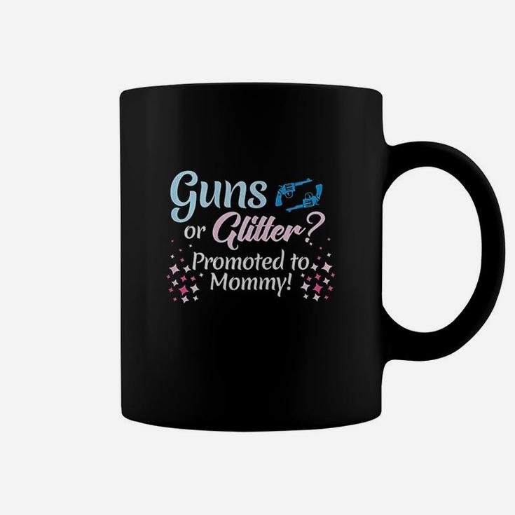 Gender Reveal Or Glitter Promoted To Mommy Party Coffee Mug