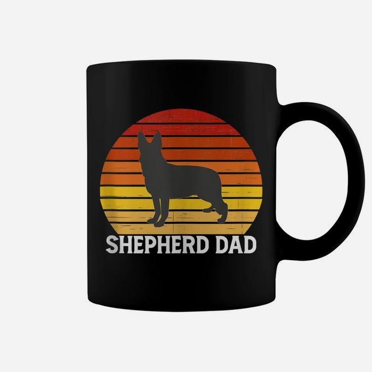 German Shepherd Gifts - Retro Shepherd Dad Shepard Dog Lover Coffee Mug