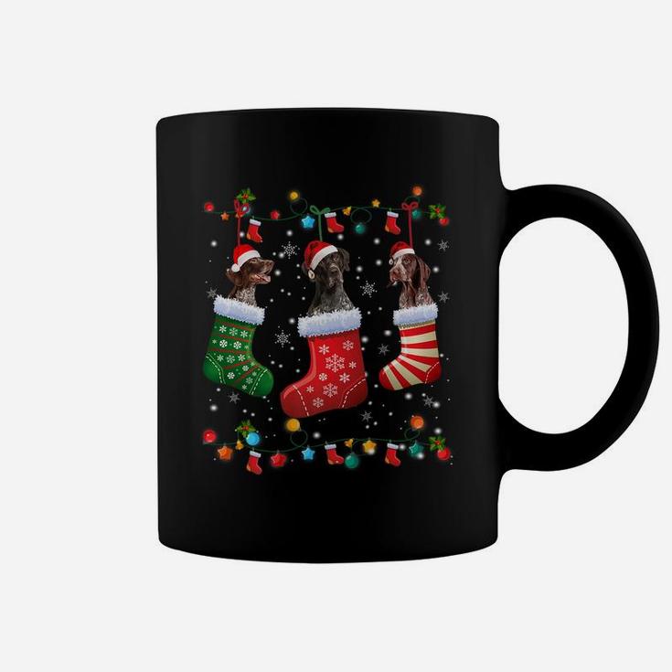 German Shorthaired Pointer Christmas Socks Funny Xmas Pajama Coffee Mug