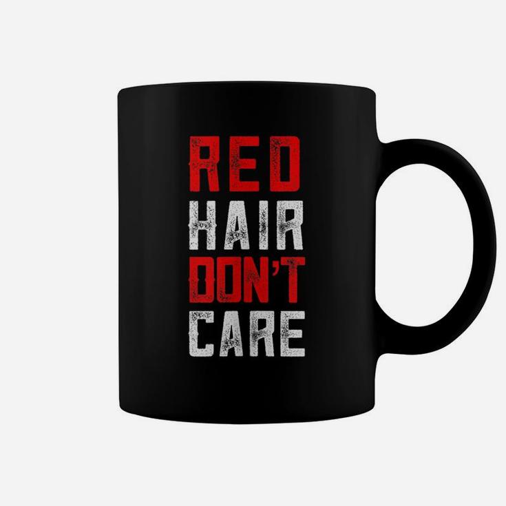 Ginger Gifts Funny Redhead St Patrick Day Red Hair Dont Care Coffee Mug