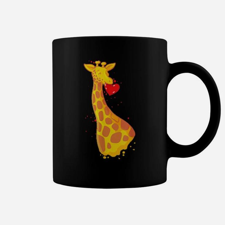 Giraffe Love Valentines Day Coffee Mug