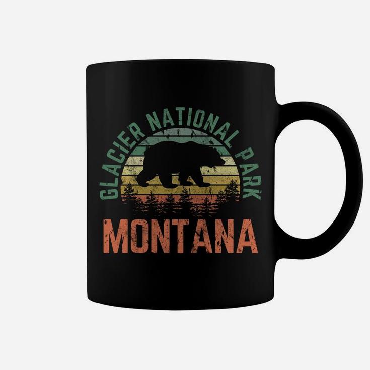 Glacier National Park Montana Bear Nature Outdoors Vintage Coffee Mug