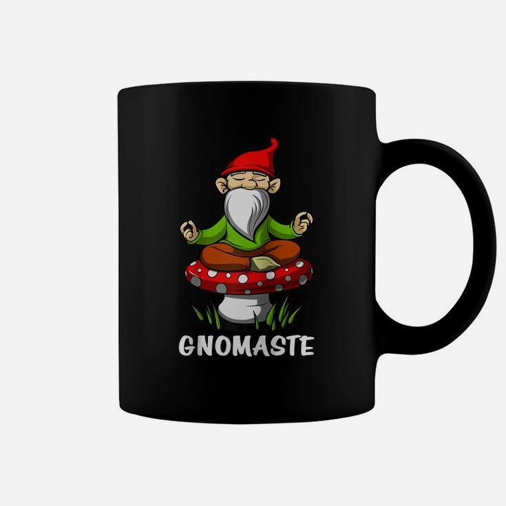 Gnomaste Yoga Garden Gnome Zen Meditation Namaste Women Kids Raglan Baseball Tee Coffee Mug