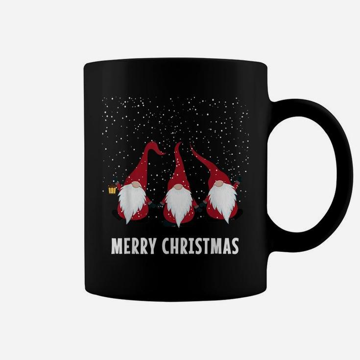 Gnome Santa Merry Christmas Snowing Funny Festive Holiday Coffee Mug